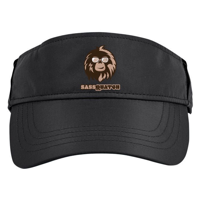 Sassquatch Funny Sasquatch Adult Drive Performance Visor