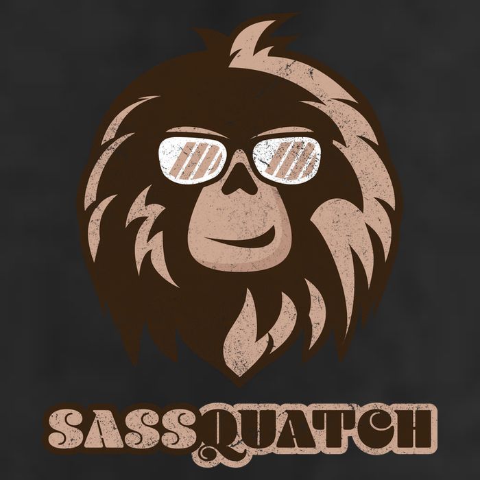Sassquatch Funny Sasquatch Adult Drive Performance Visor