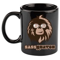Sassquatch Funny Sasquatch 11oz C Handle Ceramic Mug