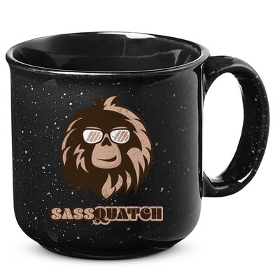 Sassquatch Funny Sasquatch 15oz Campfire Ceramic Mug