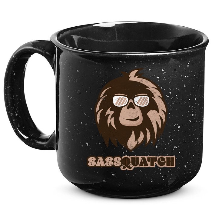 Sassquatch Funny Sasquatch 15oz Campfire Ceramic Mug