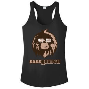 Sassquatch Funny Sasquatch Ladies PosiCharge Competitor Racerback Tank