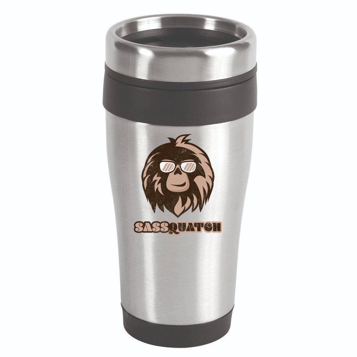 Sassquatch Funny Sasquatch 16oz Travel Tumbler