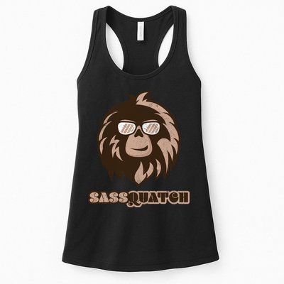 Sassquatch Funny Sasquatch Womens Tank Top