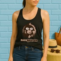 Sassquatch Funny Sasquatch Womens Tank Top