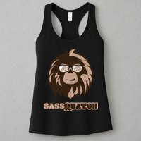 Sassquatch Funny Sasquatch Womens Tank Top