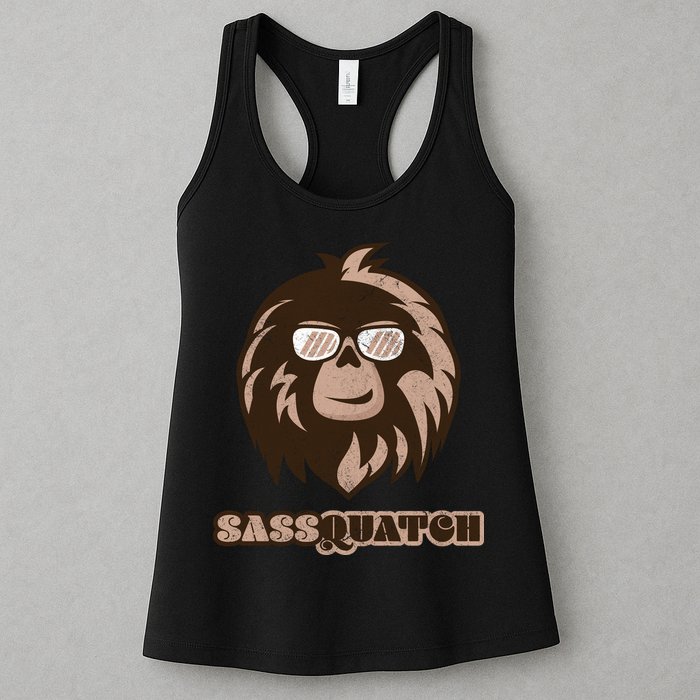 Sassquatch Funny Sasquatch Womens Tank Top