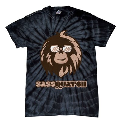 Sassquatch Funny Sasquatch Tie-Dye T-Shirt