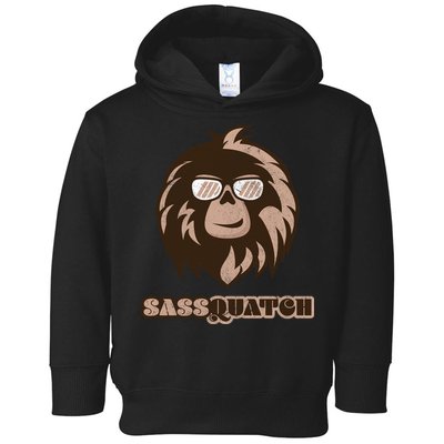 Sassquatch Funny Sasquatch Toddler Hoodie