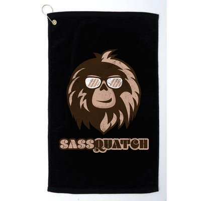 Sassquatch Funny Sasquatch Platinum Collection Golf Towel