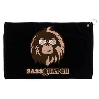 Sassquatch Funny Sasquatch Grommeted Golf Towel