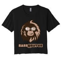 Sassquatch Funny Sasquatch Crop Top