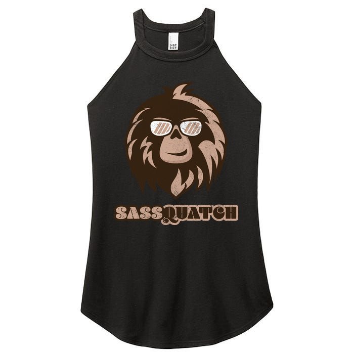 Sassquatch Funny Sasquatch Women's Perfect Tri Rocker Tank