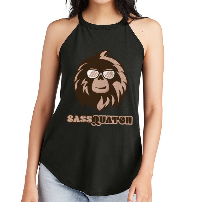 Sassquatch Funny Sasquatch Women's Perfect Tri Rocker Tank