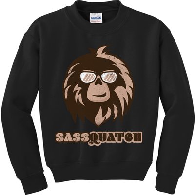 Sassquatch Funny Sasquatch Kids Sweatshirt
