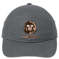 Sassquatch Funny Sasquatch 7-Panel Snapback Hat