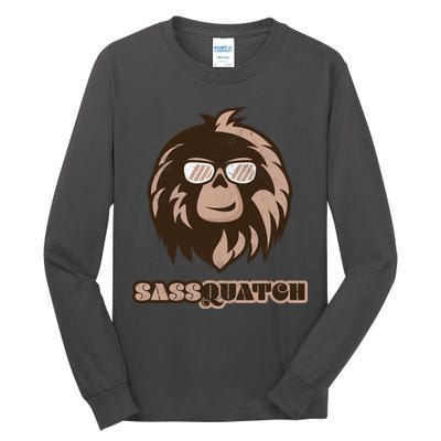 Sassquatch Funny Sasquatch Tall Long Sleeve T-Shirt