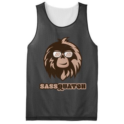 Sassquatch Funny Sasquatch Mesh Reversible Basketball Jersey Tank