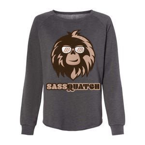 Sassquatch Funny Sasquatch Womens California Wash Sweatshirt