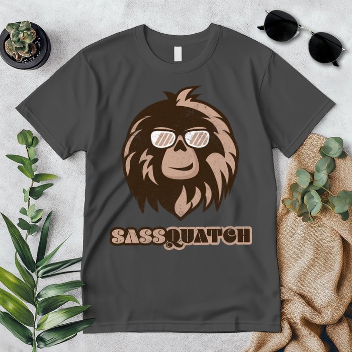 Sassquatch Funny Sasquatch Premium T-Shirt