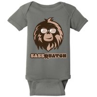 Sassquatch Funny Sasquatch Baby Bodysuit