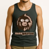 Sassquatch Funny Sasquatch Tank Top