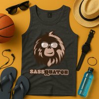 Sassquatch Funny Sasquatch Tank Top
