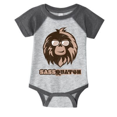 Sassquatch Funny Sasquatch Infant Baby Jersey Bodysuit