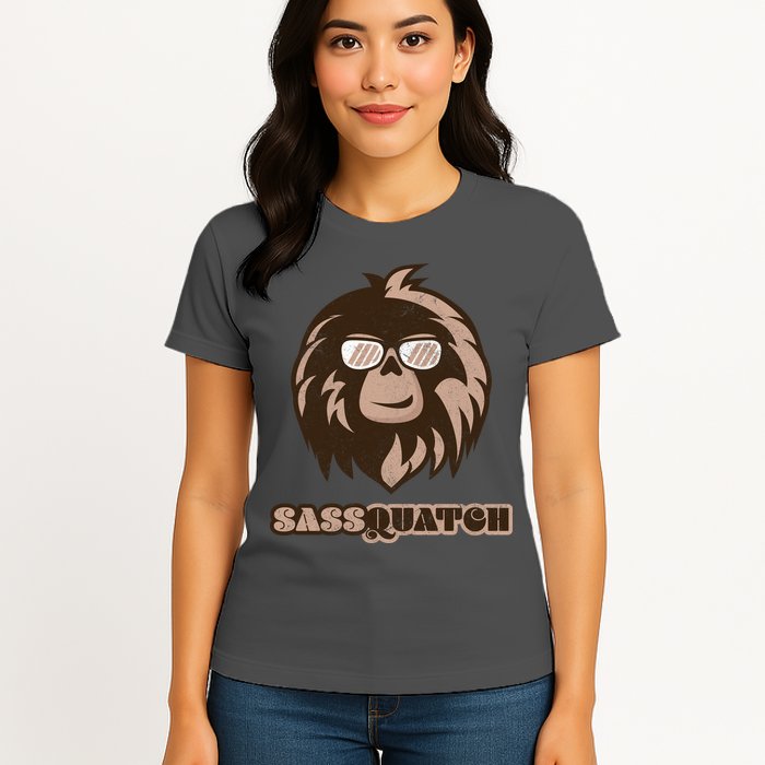 Sassquatch Funny Sasquatch Womens T-Shirt