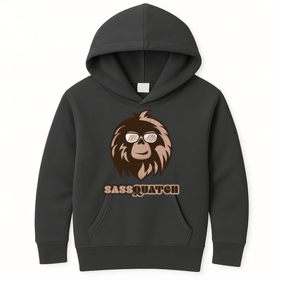 Sassquatch Funny Sasquatch Kids Hoodie