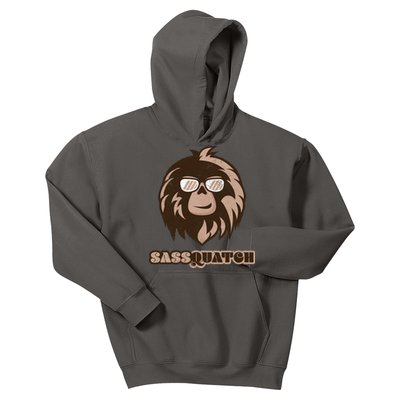 Sassquatch Funny Sasquatch Kids Hoodie