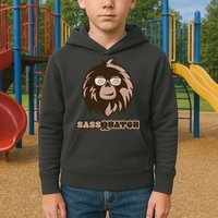 Sassquatch Funny Sasquatch Kids Hoodie