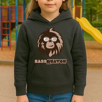 Sassquatch Funny Sasquatch Kids Hoodie