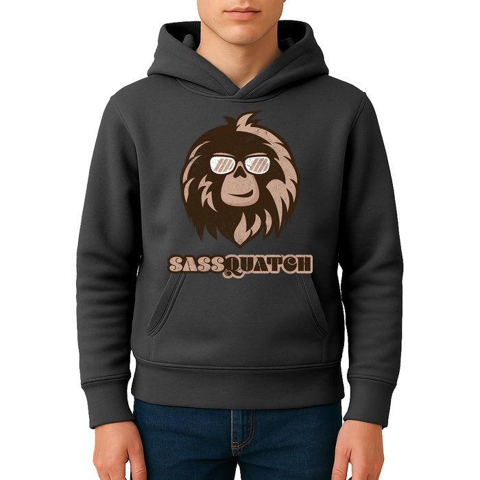 Sassquatch Funny Sasquatch Kids Hoodie