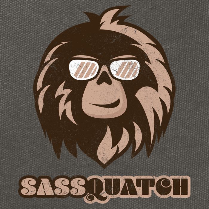 Sassquatch Funny Sasquatch Cotton Canvas Backpack