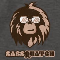 Sassquatch Funny Sasquatch Vector Backpack