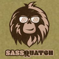 Sassquatch Funny Sasquatch Garment-Dyed Women's Muscle Tee