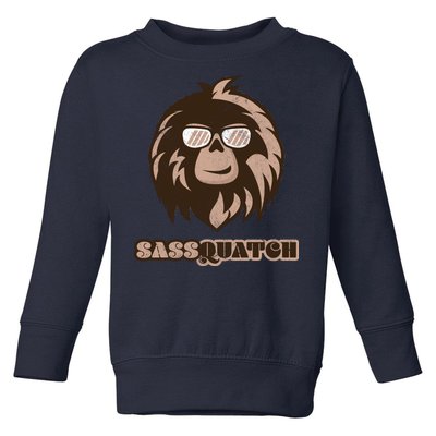 Sassquatch Funny Sasquatch Toddler Sweatshirt