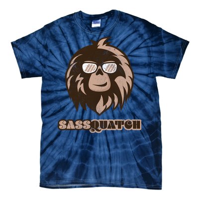 Sassquatch Funny Sasquatch Tie-Dye T-Shirt