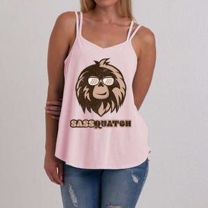 Sassquatch Funny Sasquatch Women's Strappy Tank