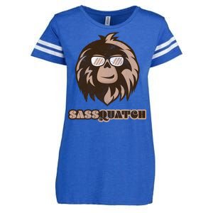 Sassquatch Funny Sasquatch Enza Ladies Jersey Football T-Shirt