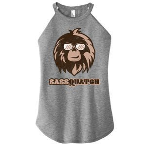 Sassquatch Funny Sasquatch Women's Perfect Tri Rocker Tank