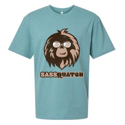 Sassquatch Funny Sasquatch Sueded Cloud Jersey T-Shirt