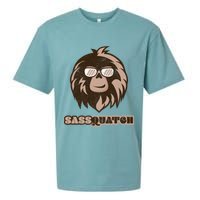 Sassquatch Funny Sasquatch Sueded Cloud Jersey T-Shirt