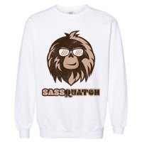 Sassquatch Funny Sasquatch Garment-Dyed Sweatshirt