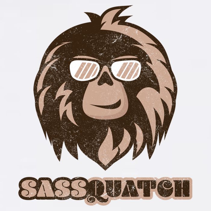 Sassquatch Funny Sasquatch Garment-Dyed Sweatshirt