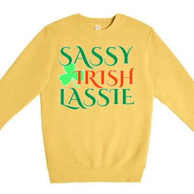 Sassy Irish Lassie Premium Crewneck Sweatshirt