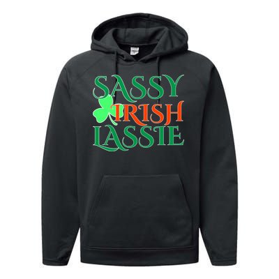 Sassy Irish Lassie Performance Fleece Hoodie