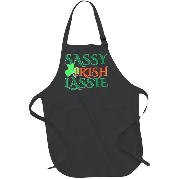 Sassy Irish Lassie Full-Length Apron With Pockets