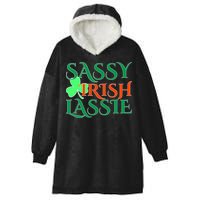 Sassy Irish Lassie Hooded Wearable Blanket